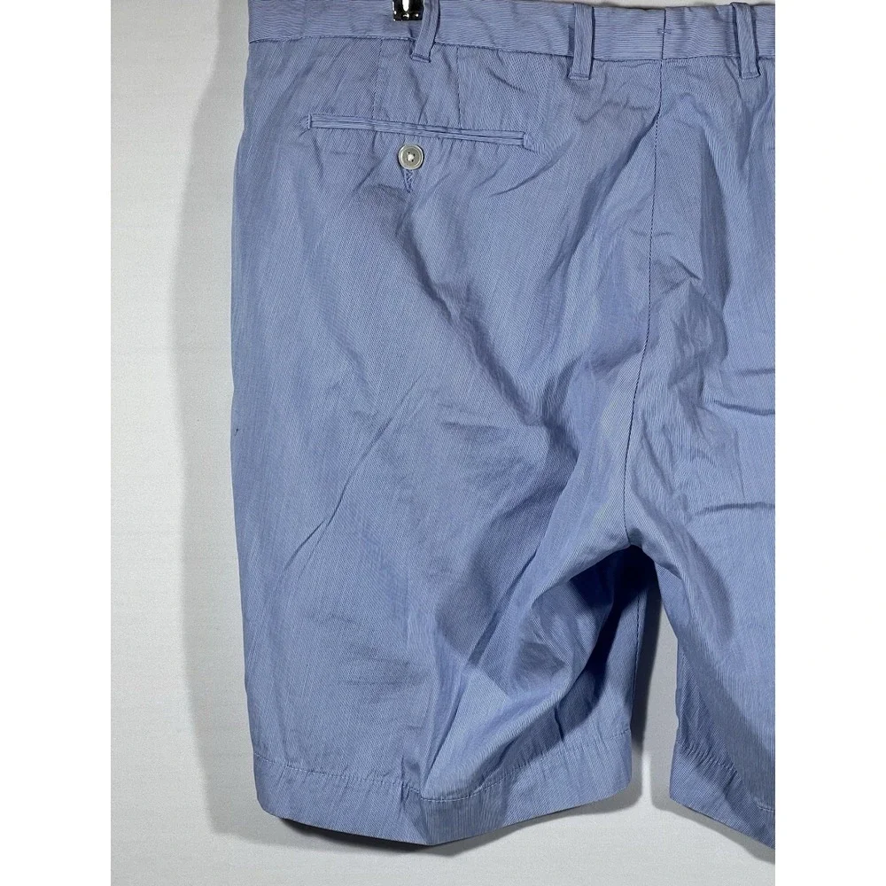Polo Ralph Lauren Mens Chino Shorts‎ 40 Blue White Pinstripe Casual